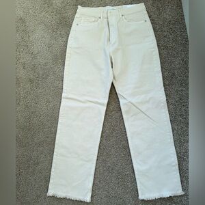 LOFT Cream Straight Leg Women's Jeans